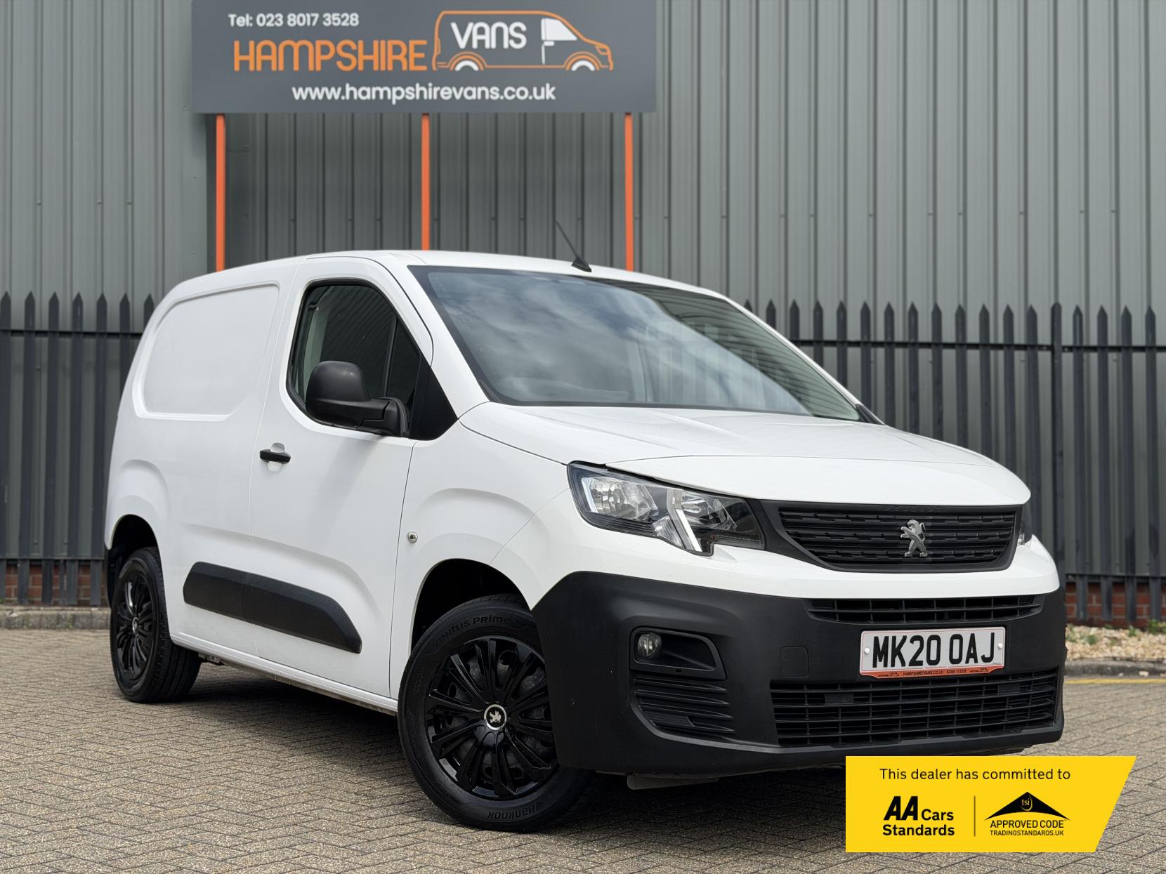 2020 Peugeot Partner 1.5 BlueHDi 1000 Professional Standard Panel Van 5dr Diesel Manual SWB Euro 6 (s/s) (100 bhp)