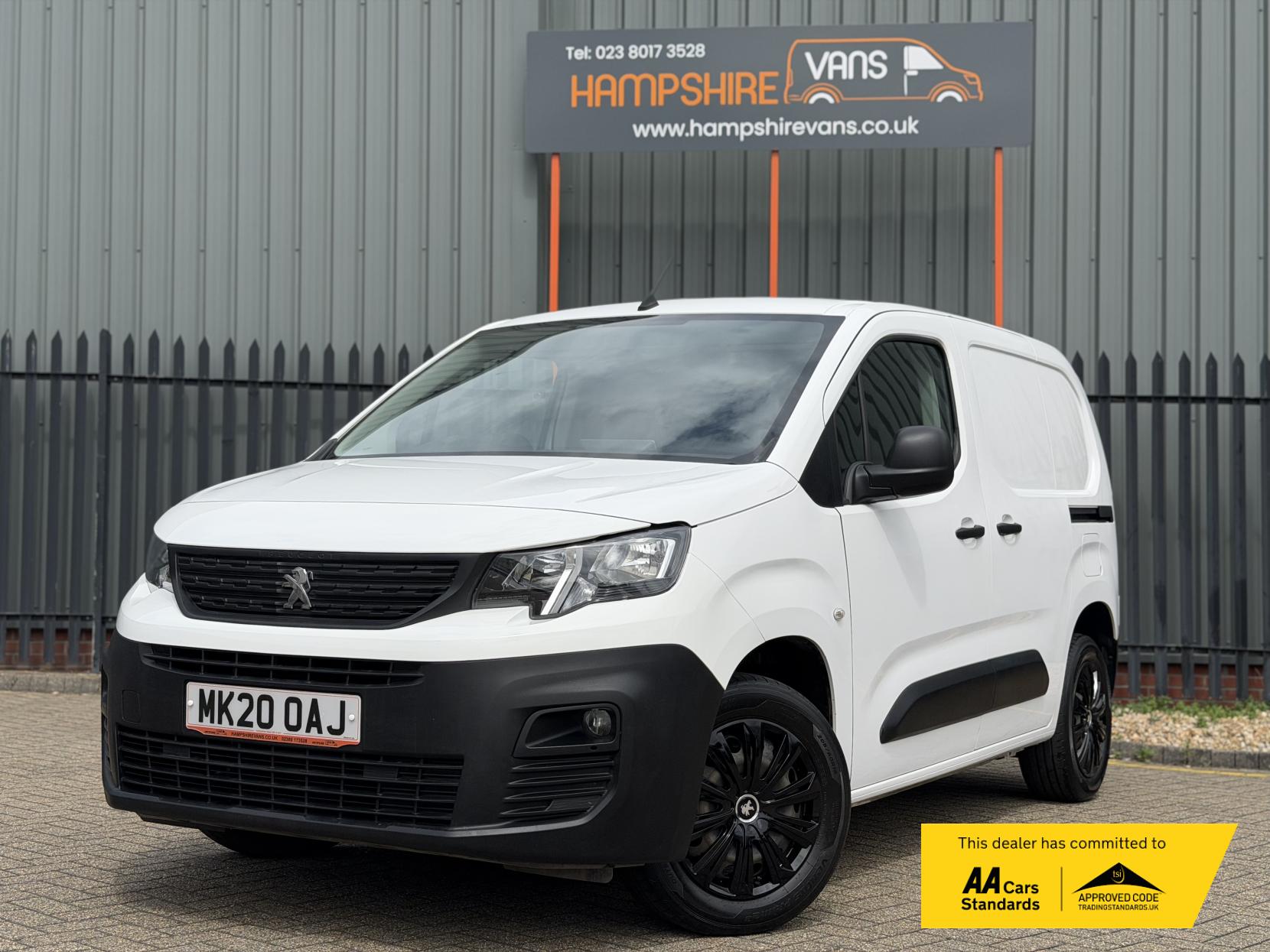 2020 Peugeot Partner 1.5 BlueHDi 1000 Professional Standard Panel Van 5dr Diesel Manual SWB Euro 6 (s/s) (100 bhp) - Thumbnail 2