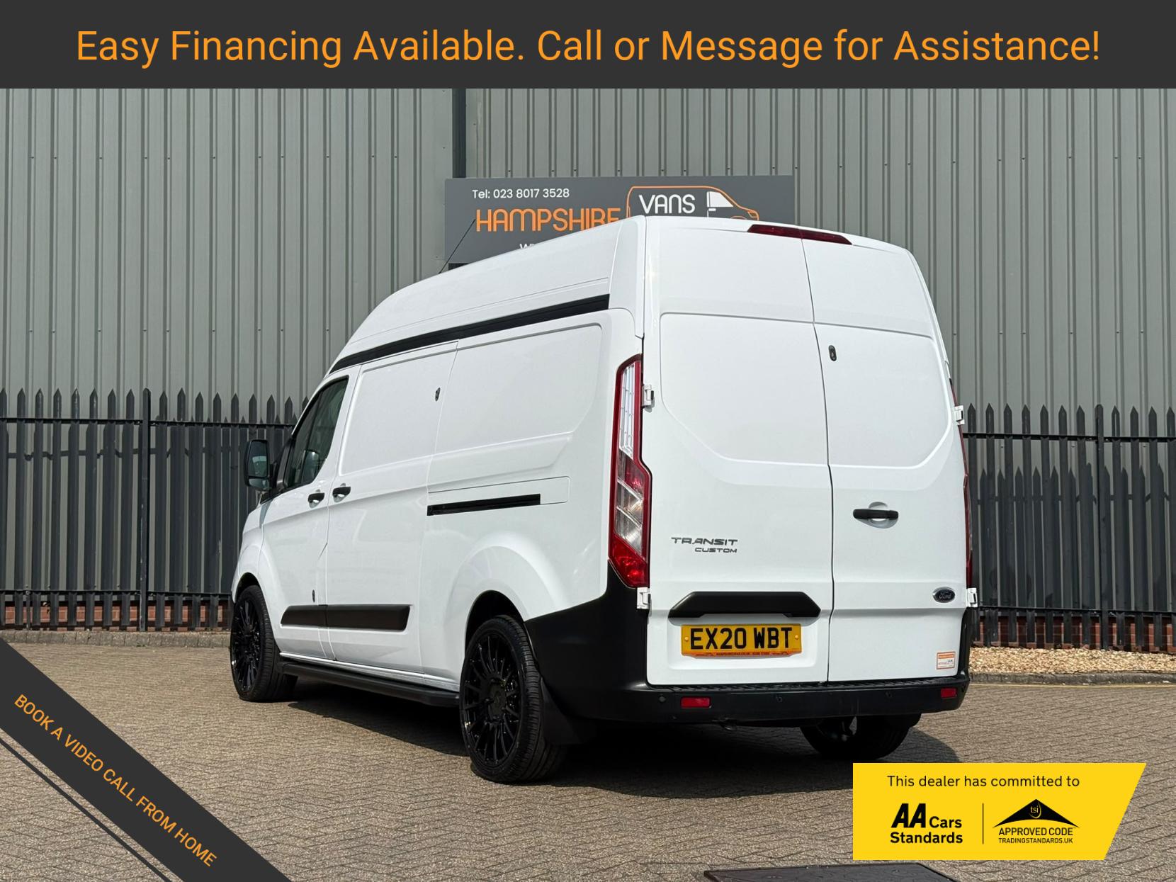 2020 Ford Transit Custom 2.0 300 EcoBlue Leader Panel Van 5dr Diesel Manual L2 H2 Euro 6 (s/s) (105 ps) - Thumbnail 3