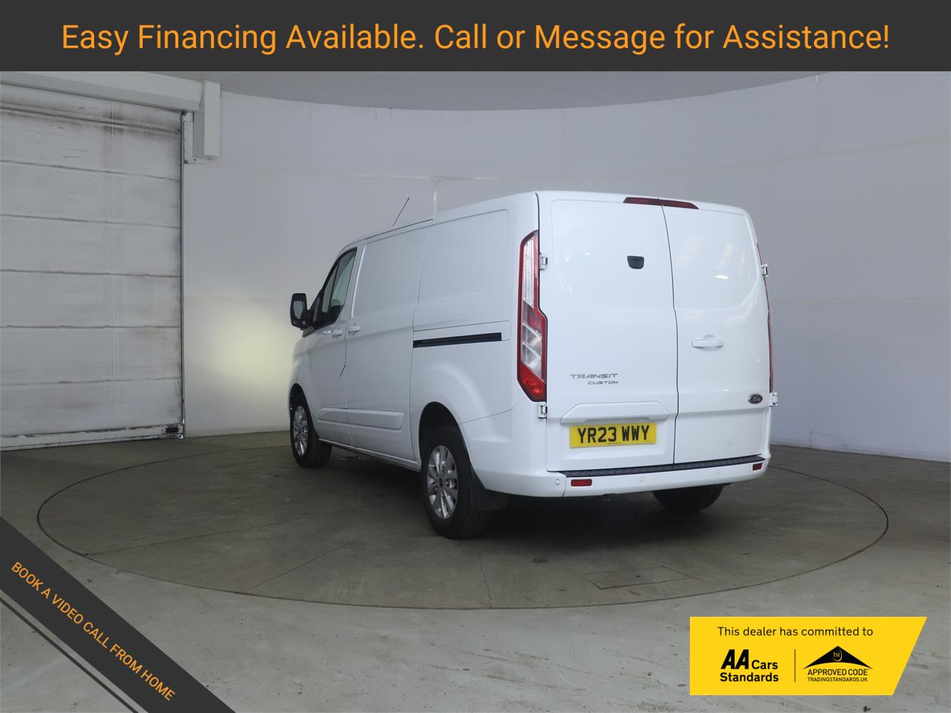 2023 Ford Transit Custom 2.0 280 EcoBlue Limited Panel Van 5dr Diesel Manual L1 H1 Euro 6 (s/s) (130 ps) - Thumbnail 3