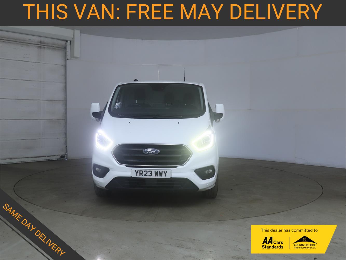 2023 Ford Transit Custom 2.0 280 EcoBlue Limited Panel Van 5dr Diesel Manual L1 H1 Euro 6 (s/s) (130 ps) - Thumbnail 2