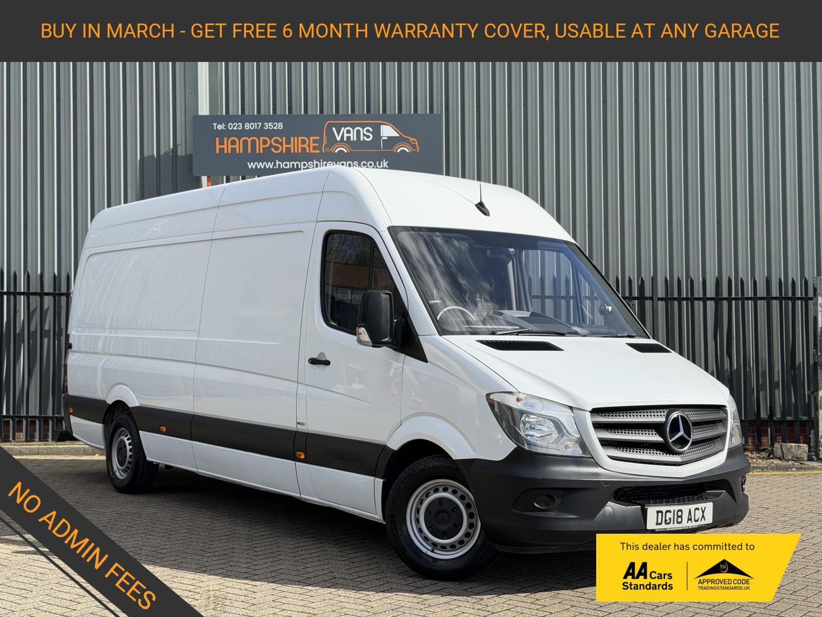Mercedes-Benz Sprinter 2.1 314 CDi Panel Van 5dr Diesel Manual RWD L3 H3 (218 g/km, 140 bhp)