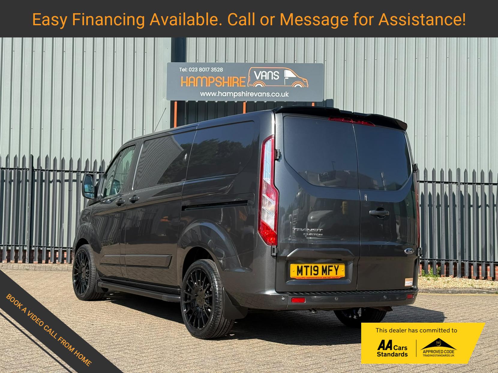 2019 Ford Transit Custom 2.0 280 EcoBlue Limited Panel Van 5dr Diesel Auto L1 H1 Euro 6 (s/s) (170 ps) - Thumbnail 3