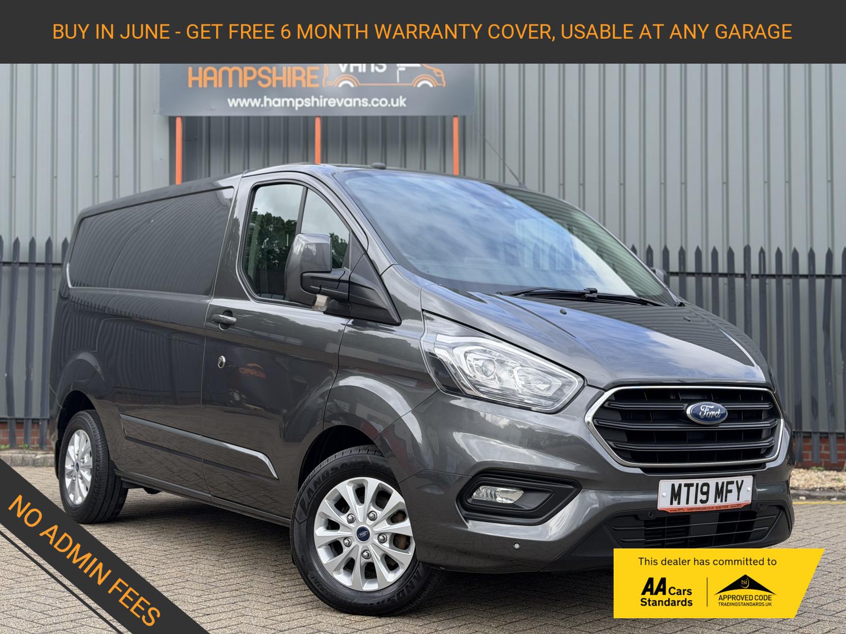 2019 Ford Transit Custom 2.0 280 EcoBlue Limited Panel Van 5dr Diesel Auto L1 H1 Euro 6 (s/s) (170 ps) - Image 1