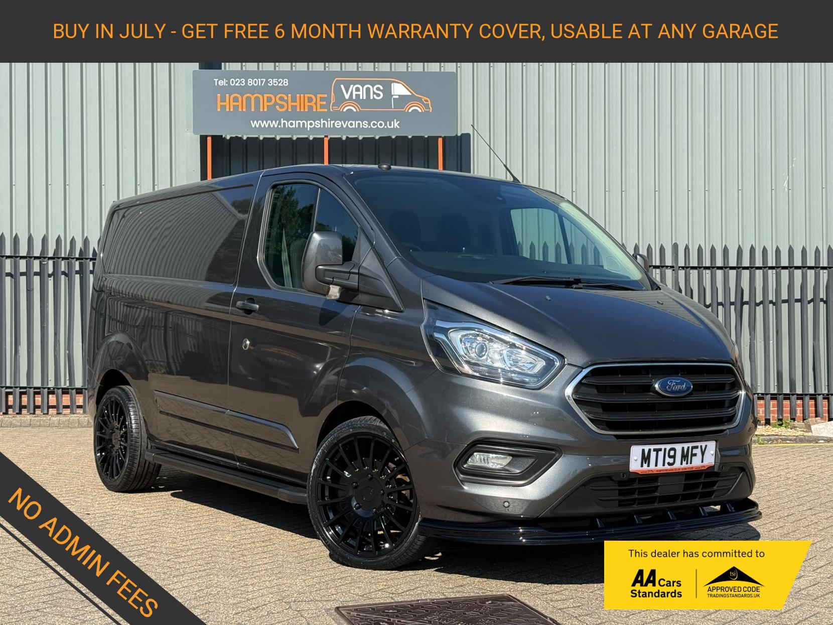 2019 Ford Transit Custom 2.0 280 EcoBlue Limited Panel Van 5dr Diesel Auto L1 H1 Euro 6 (s/s) (170 ps) - Image 1