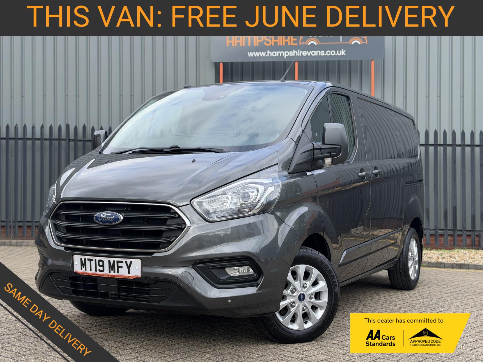 2019 Ford Transit Custom 2.0 280 EcoBlue Limited Panel Van 5dr Diesel Auto L1 H1 Euro 6 (s/s) (170 ps) - Thumbnail 2
