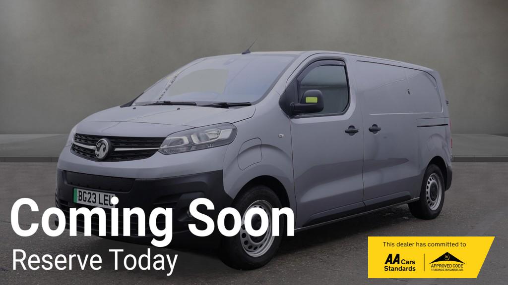 2023 Vauxhall Vivaro Electric 3100 75kWh Prime Panel Van 6dr Electric Auto L1 H1 (7.4kW Charger) (136 ps) - Thumbnail 2