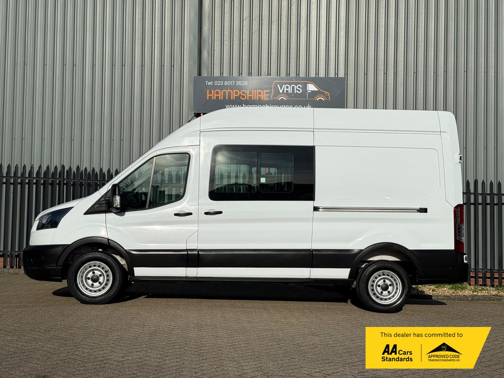 2023 Ford Transit 2.0 350 EcoBlue Leader Crew Van Double Cab 6dr Diesel Manual RWD L3 H3 Euro 6 (s/s) (130 ps) - Thumbnail 5