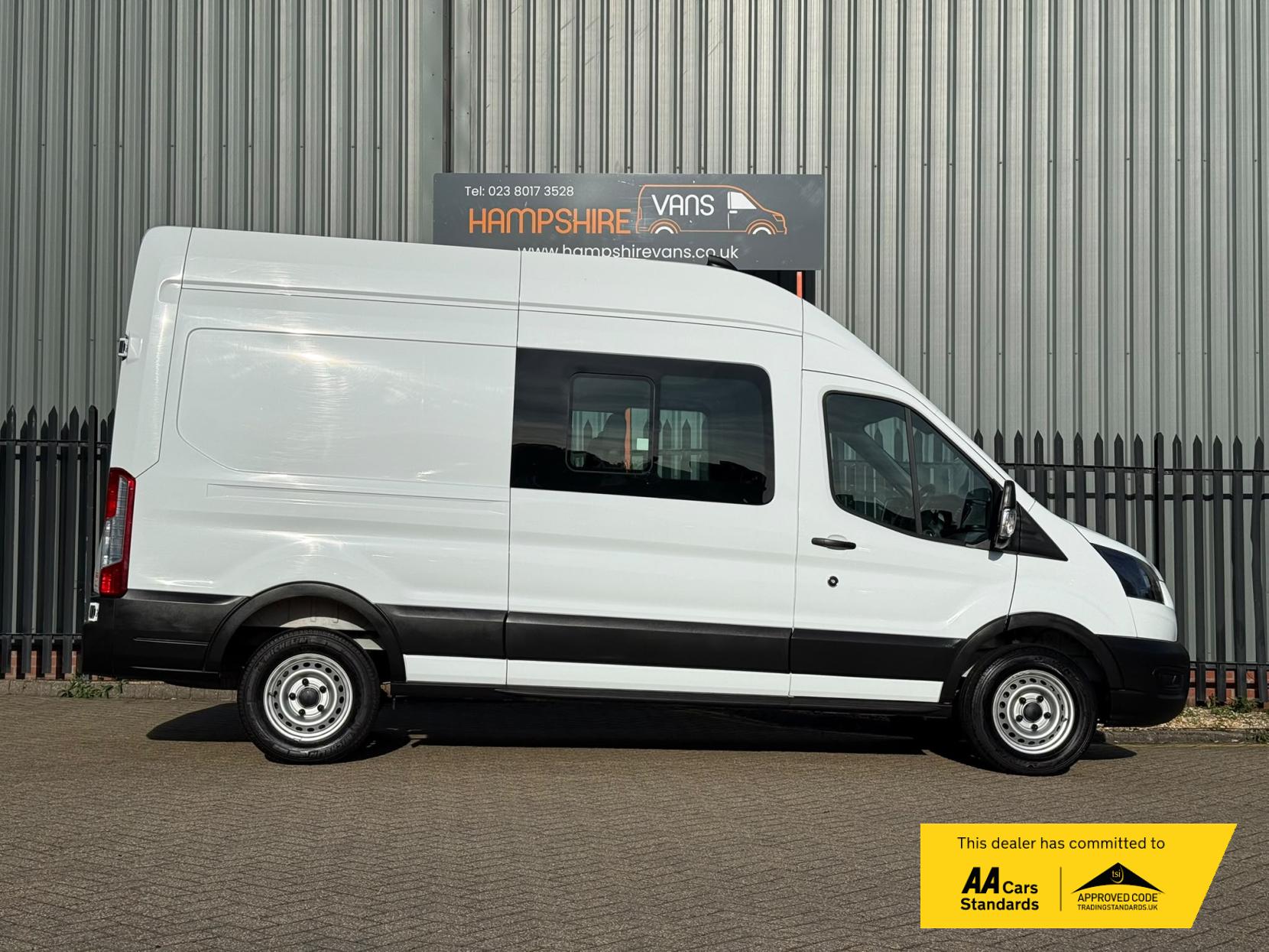 2023 Ford Transit 2.0 350 EcoBlue Leader Crew Van Double Cab 6dr Diesel Manual RWD L3 H3 Euro 6 (s/s) (130 ps) - Thumbnail 11