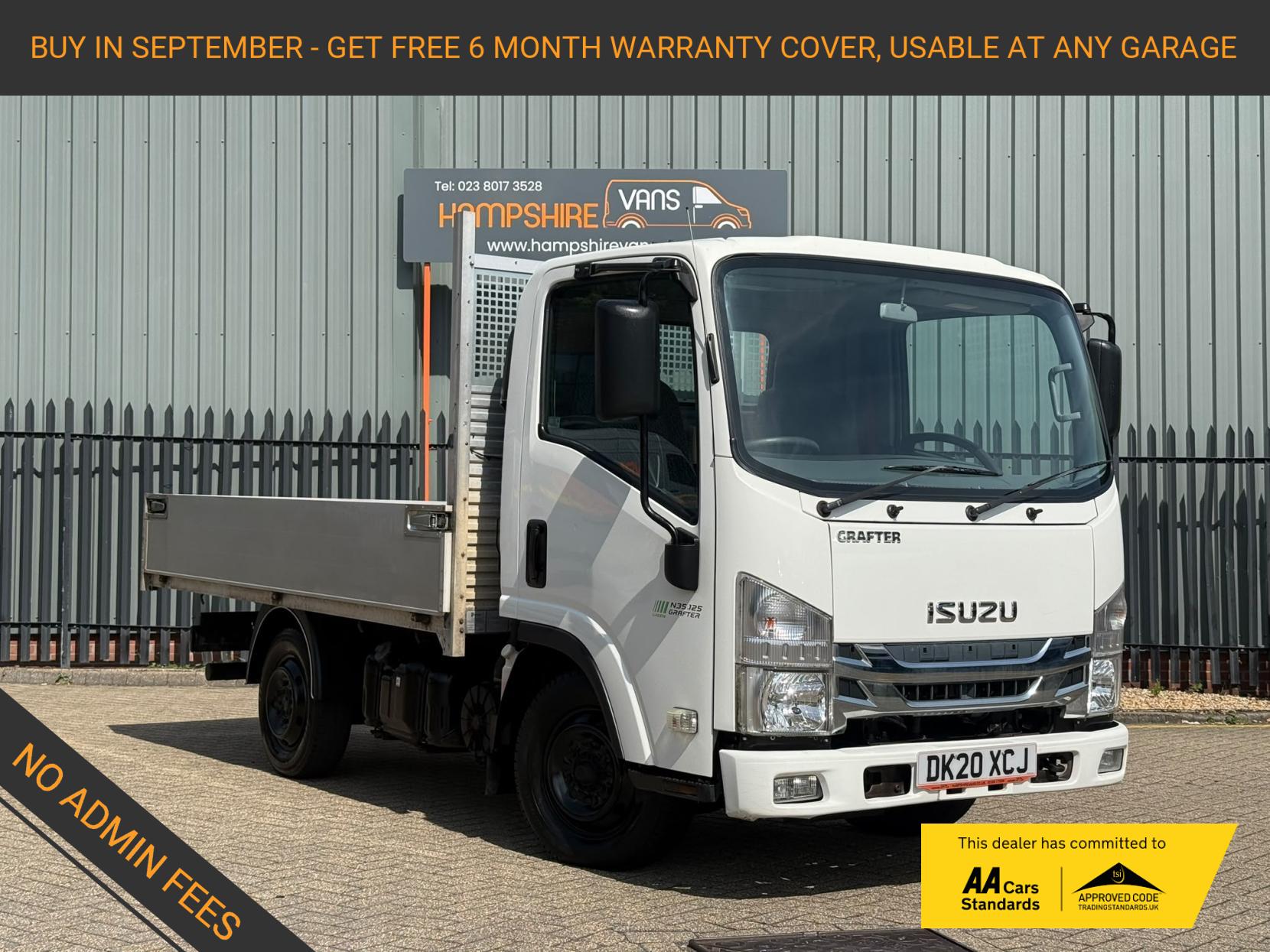 2020 Isuzu Grafter 1.9D N35 Green Dropside 2dr Diesel Manual RWD LWB Euro 6 (TRW) (125 ps)