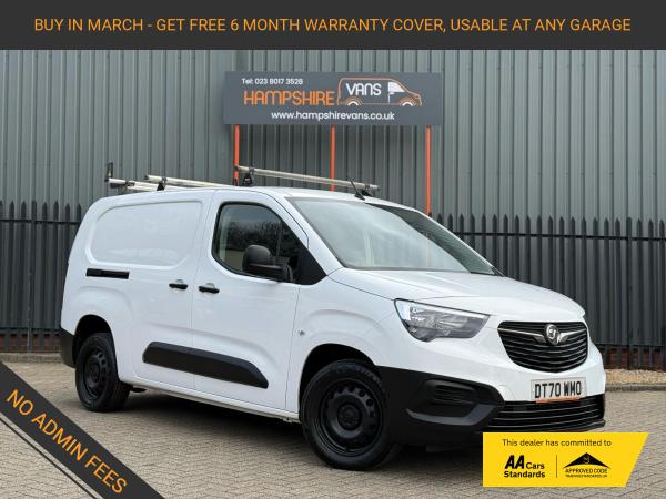 Vauxhall Combo 1.5 Turbo D 2300 Dynamic Panel Van 4dr Diesel Manual L2 H1 Euro 6 (100 ps)