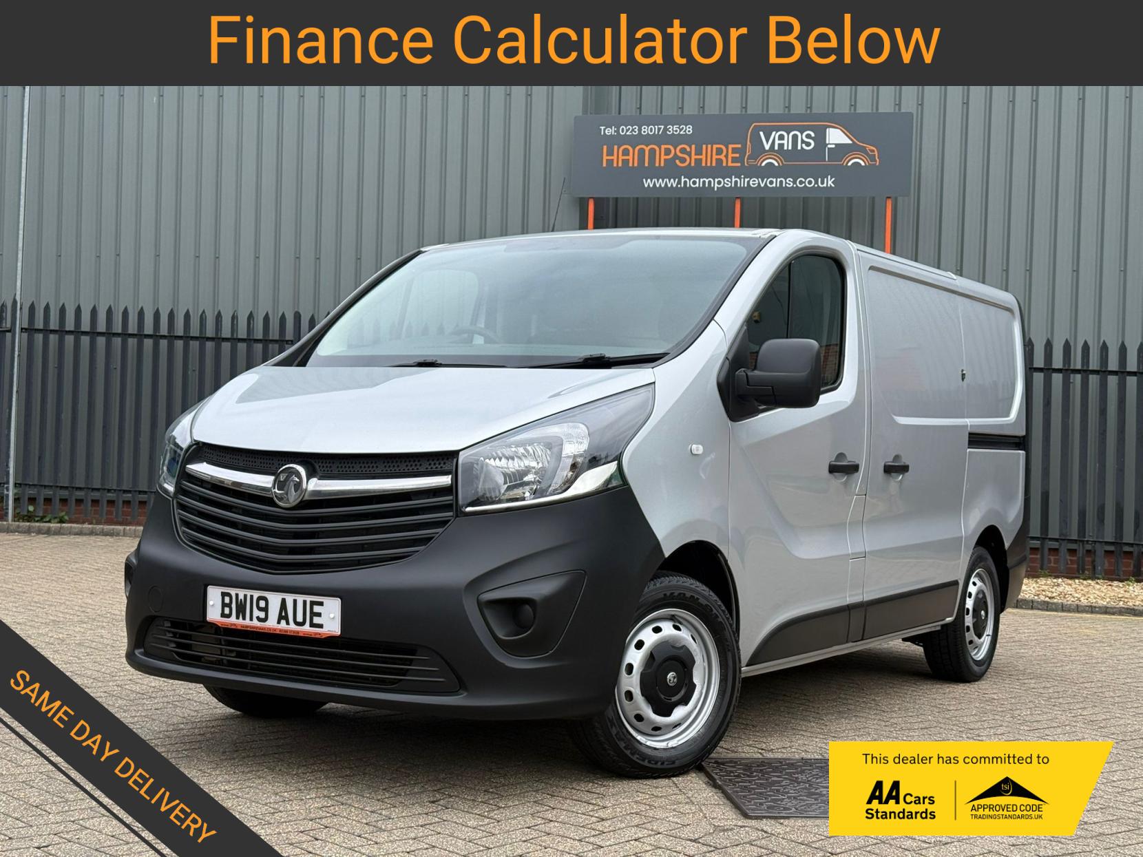 2019 Vauxhall Vivaro 1.6 CDTi 2700 Panel Van 5dr Diesel Manual L1 H1 Euro 6 (s/s) (95 ps) - Thumbnail 2