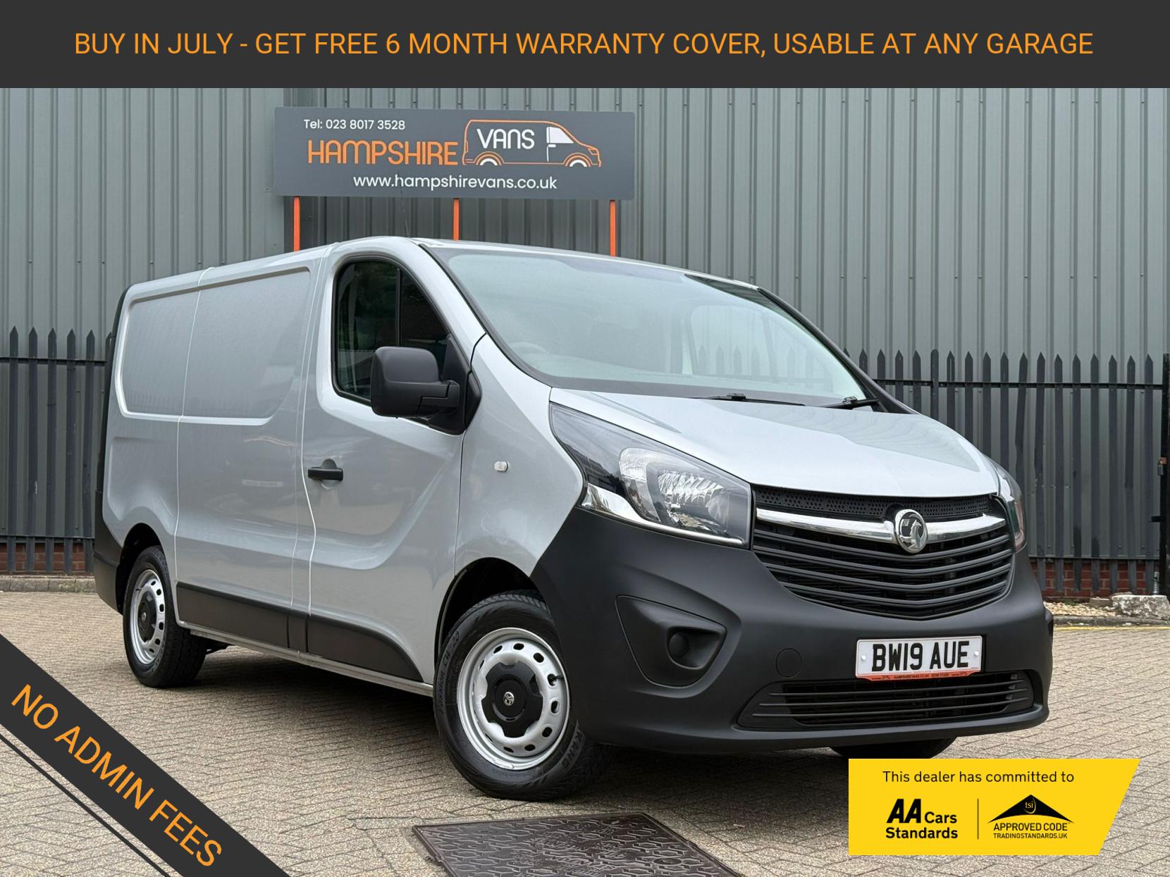 2019 Vauxhall Vivaro 1.6 CDTi 2700 Panel Van 5dr Diesel Manual L1 H1 Euro 6 (s/s) (95 ps) - Image 1