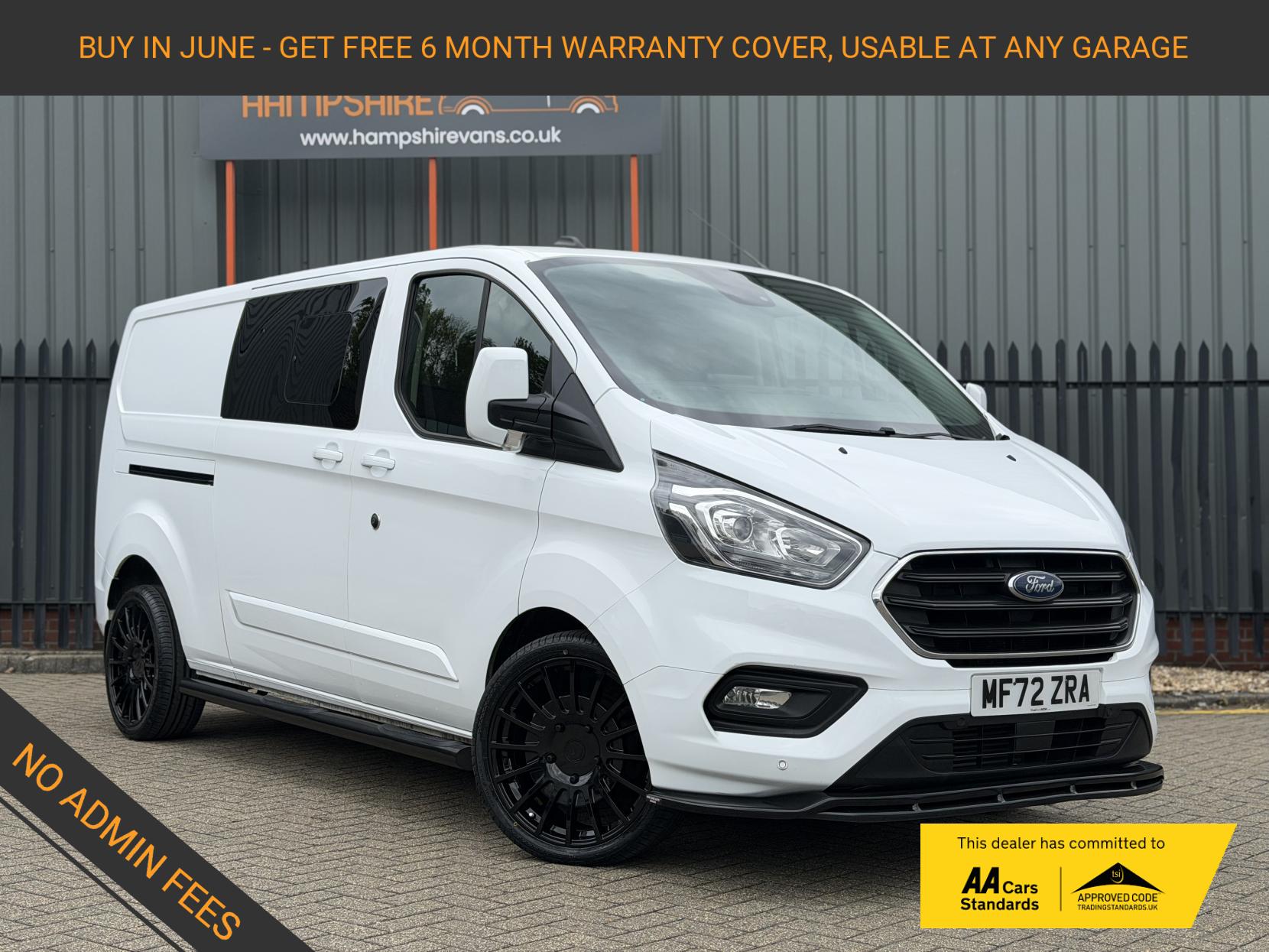 2022 Ford Transit Custom 2.0 300 EcoBlue Limited Crew Van Double Cab 5dr Diesel Manual L2 H1 Euro 6 (s/s) (130 ps) - Image 1