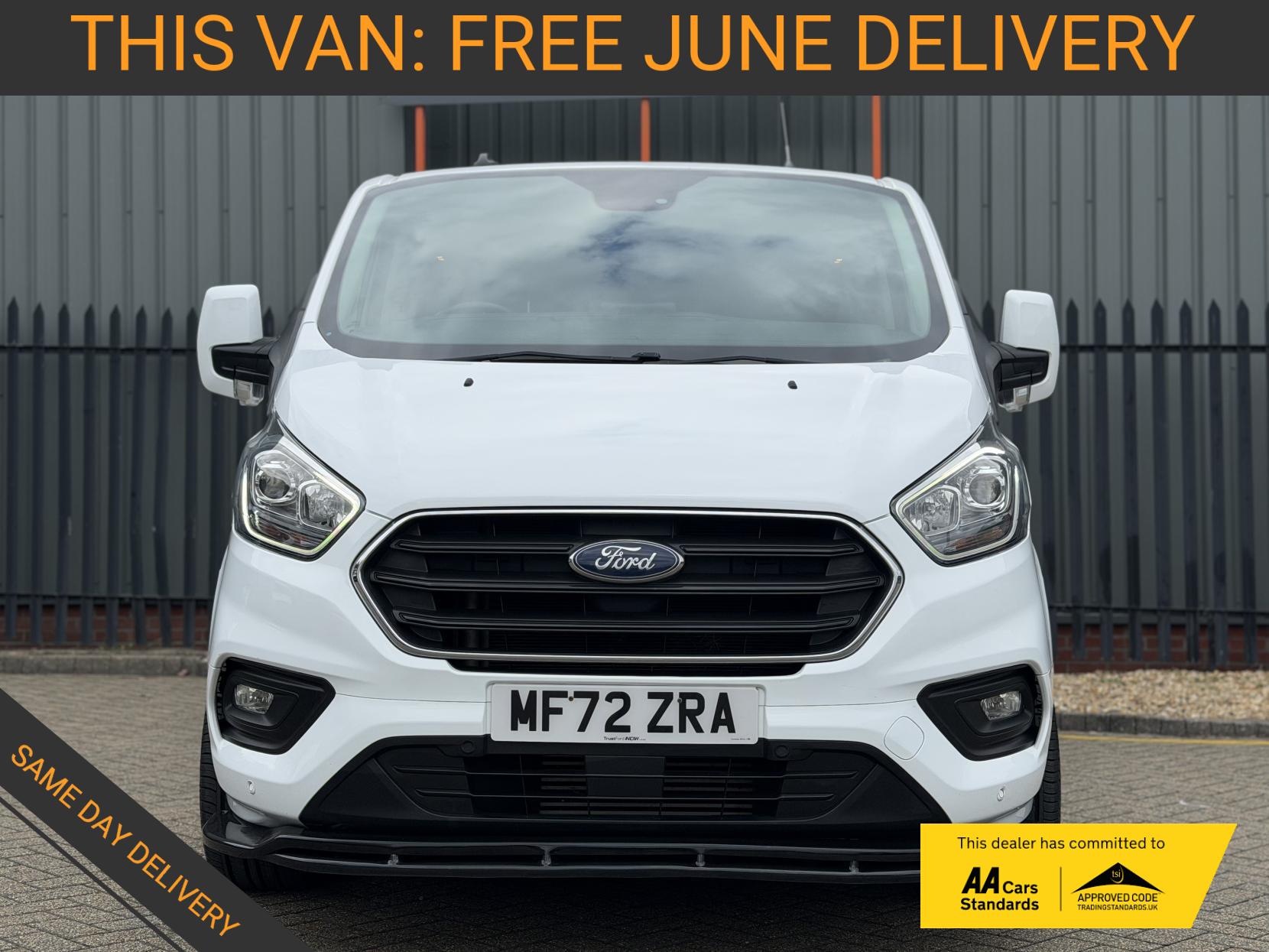 2022 Ford Transit Custom 2.0 300 EcoBlue Limited Crew Van Double Cab 5dr Diesel Manual L2 H1 Euro 6 (s/s) (130 ps) - Thumbnail 2