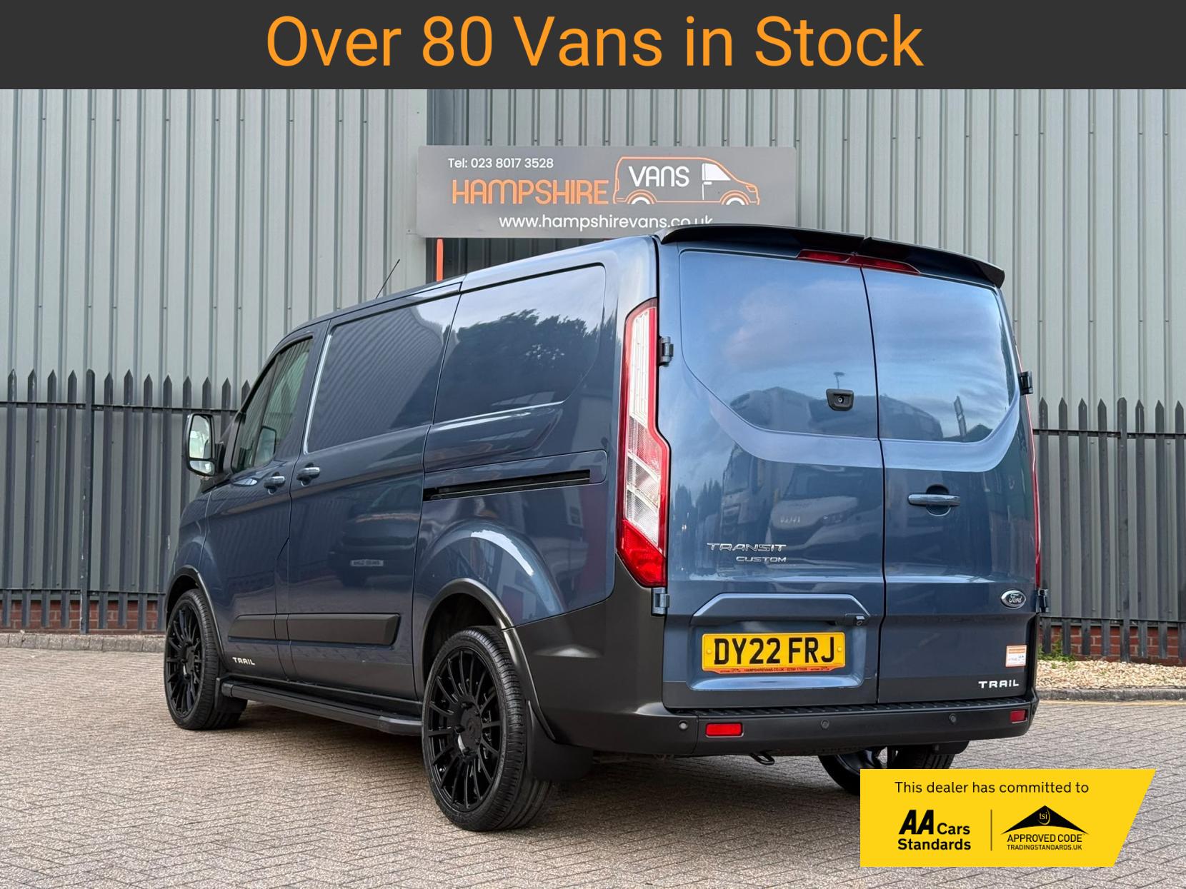 2022 Ford Transit Custom 2.0 300 EcoBlue Trail Panel Van 5dr Diesel Manual L1 H1 Euro 6 (s/s) (170 ps) - Thumbnail 4