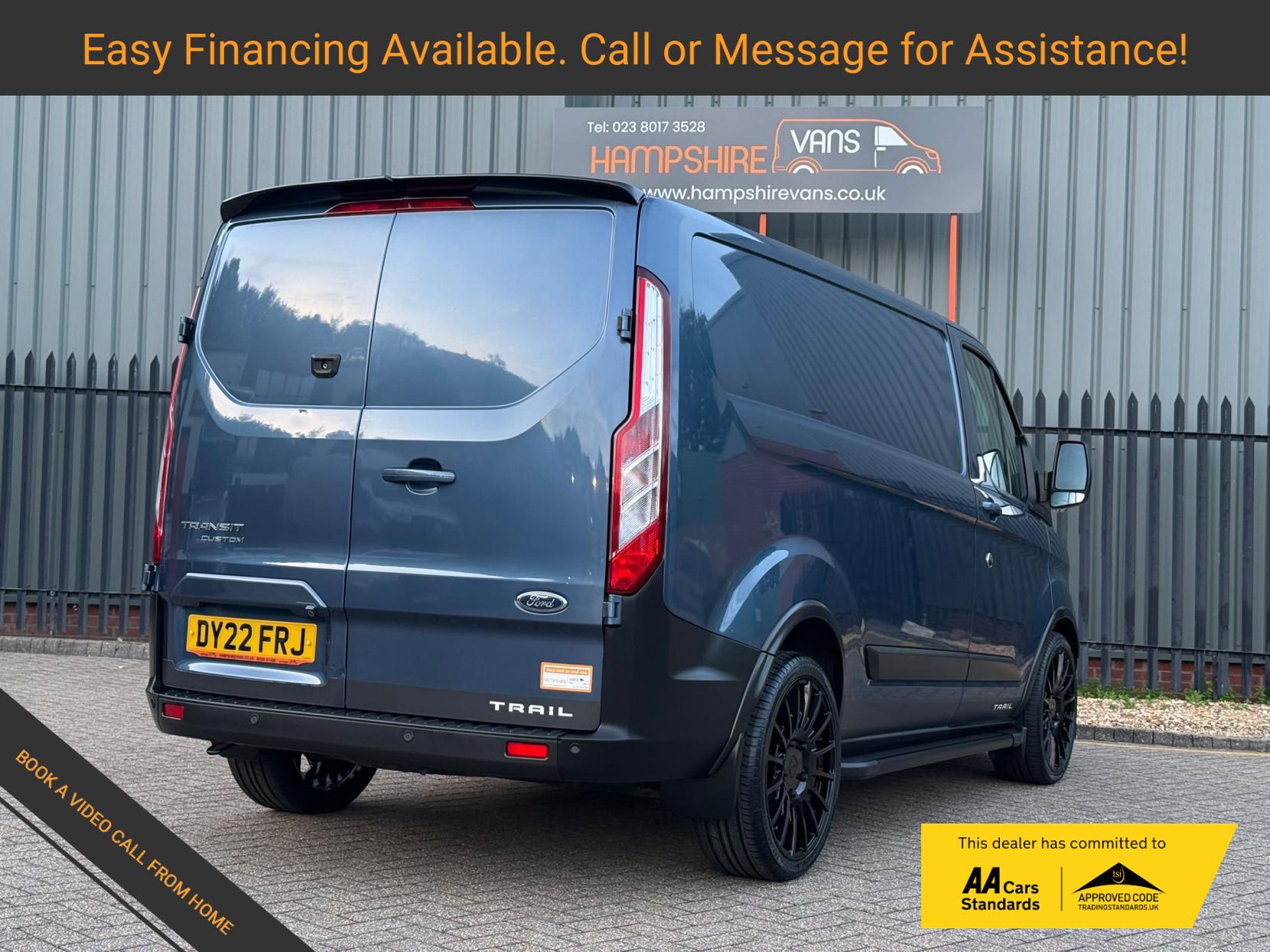 2022 Ford Transit Custom 2.0 300 EcoBlue Trail Panel Van 5dr Diesel Manual L1 H1 Euro 6 (s/s) (170 ps) - Thumbnail 3