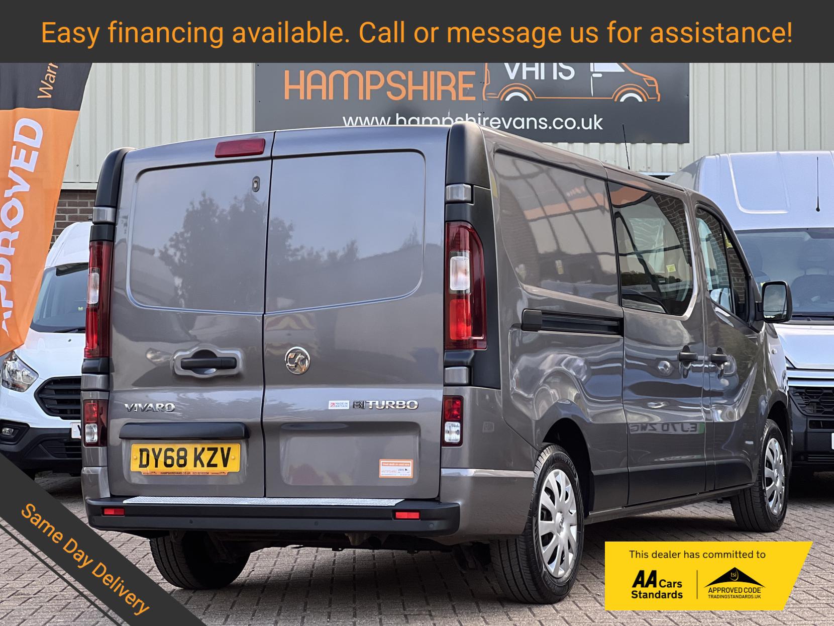 Vauxhall Vivaro 1.6 CDTi 2900 BiTurbo ecoTEC Sportive Crew Van Double Cab 5dr Diesel Manual L2 H1 Euro 6 (s/s) (6 Seat) (125 ps)