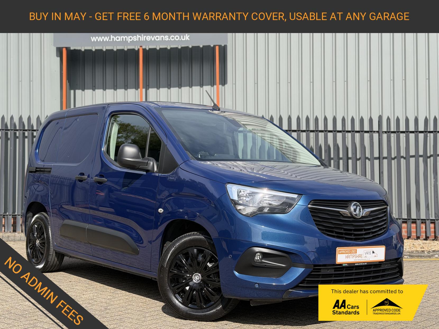 2020 Vauxhall Combo 1.5 Turbo D 2000 Sportive Panel Van 4dr Diesel Manual L1 H1 Euro 6 (s/s) (100 ps)