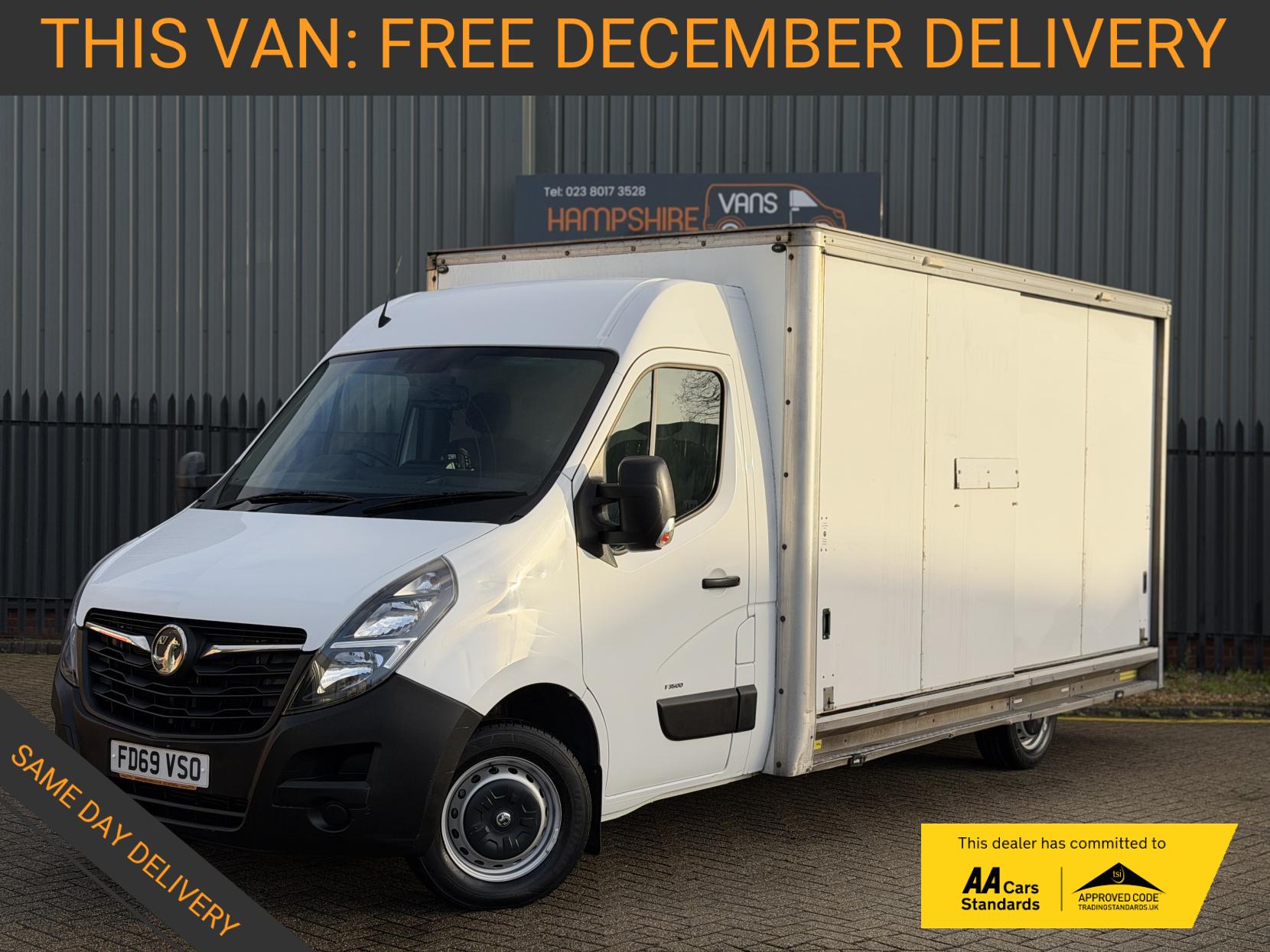 Vauxhall Movano 2.3 CDTi 3500 Luton 4dr Diesel Manual FWD L3 H1 Euro 6 (20m3) (130 ps)