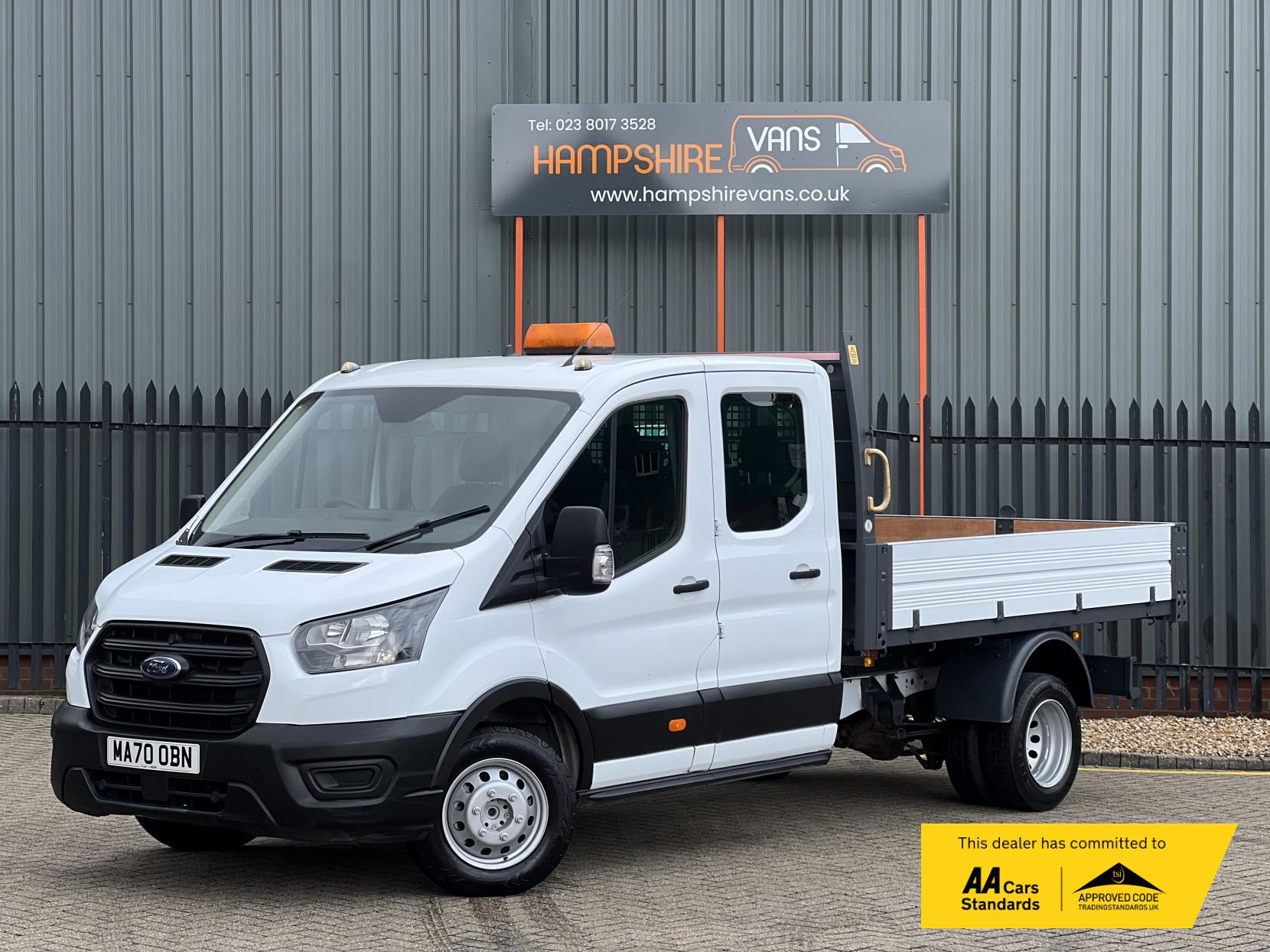 Ford Transit 2.0 350 EcoBlue Leader Chassis Double Cab 4dr Diesel Manual RWD L3 Euro 6 (s/s) (130 ps)