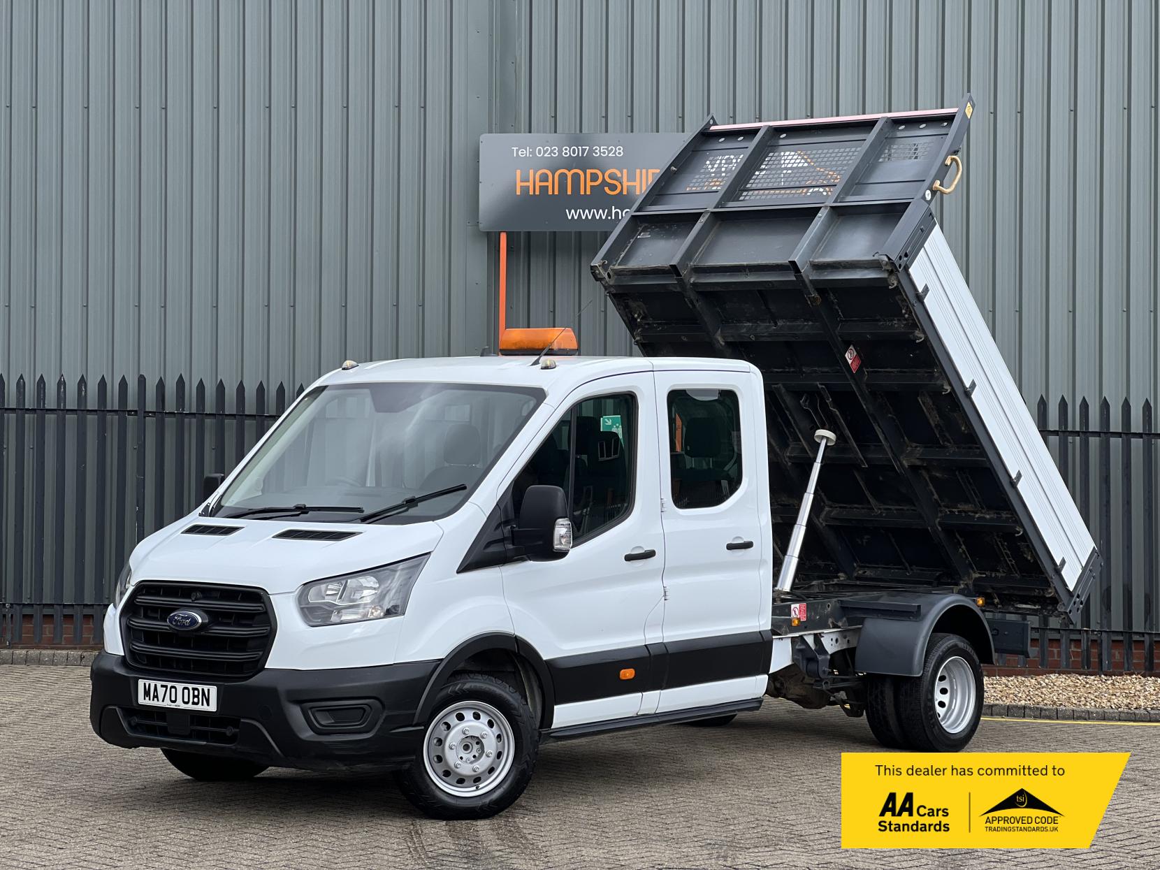 Ford Transit 2.0 350 EcoBlue Leader Chassis Double Cab 4dr Diesel Manual RWD L3 Euro 6 (s/s) (130 ps)