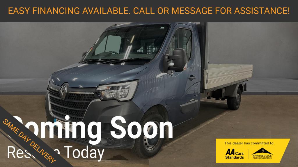 Renault Master 2.3 dCi 35 Business Dropside 2dr Diesel Manual FWD LWB Euro 6 (Rear Corner Pillars) (135 ps)