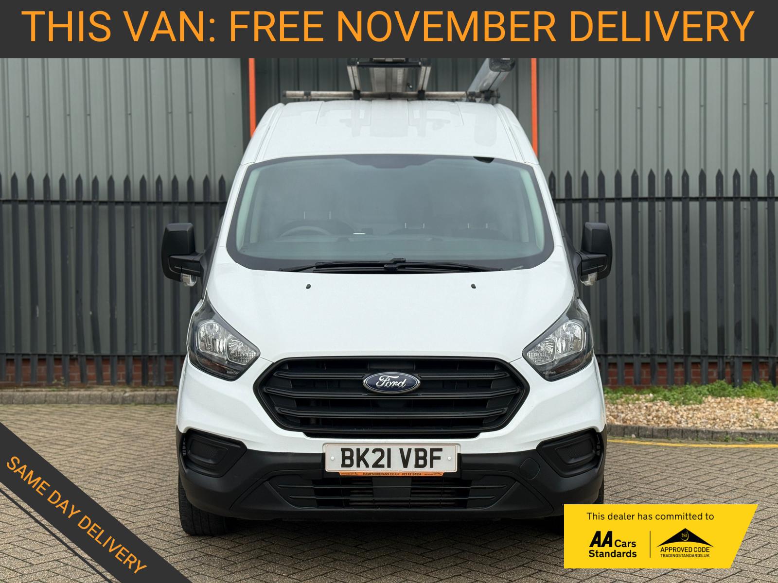 Ford Transit Custom 2.0 300 EcoBlue Leader Panel Van 5dr Diesel Manual L2 H2 Euro 6 (s/s) (130 ps)