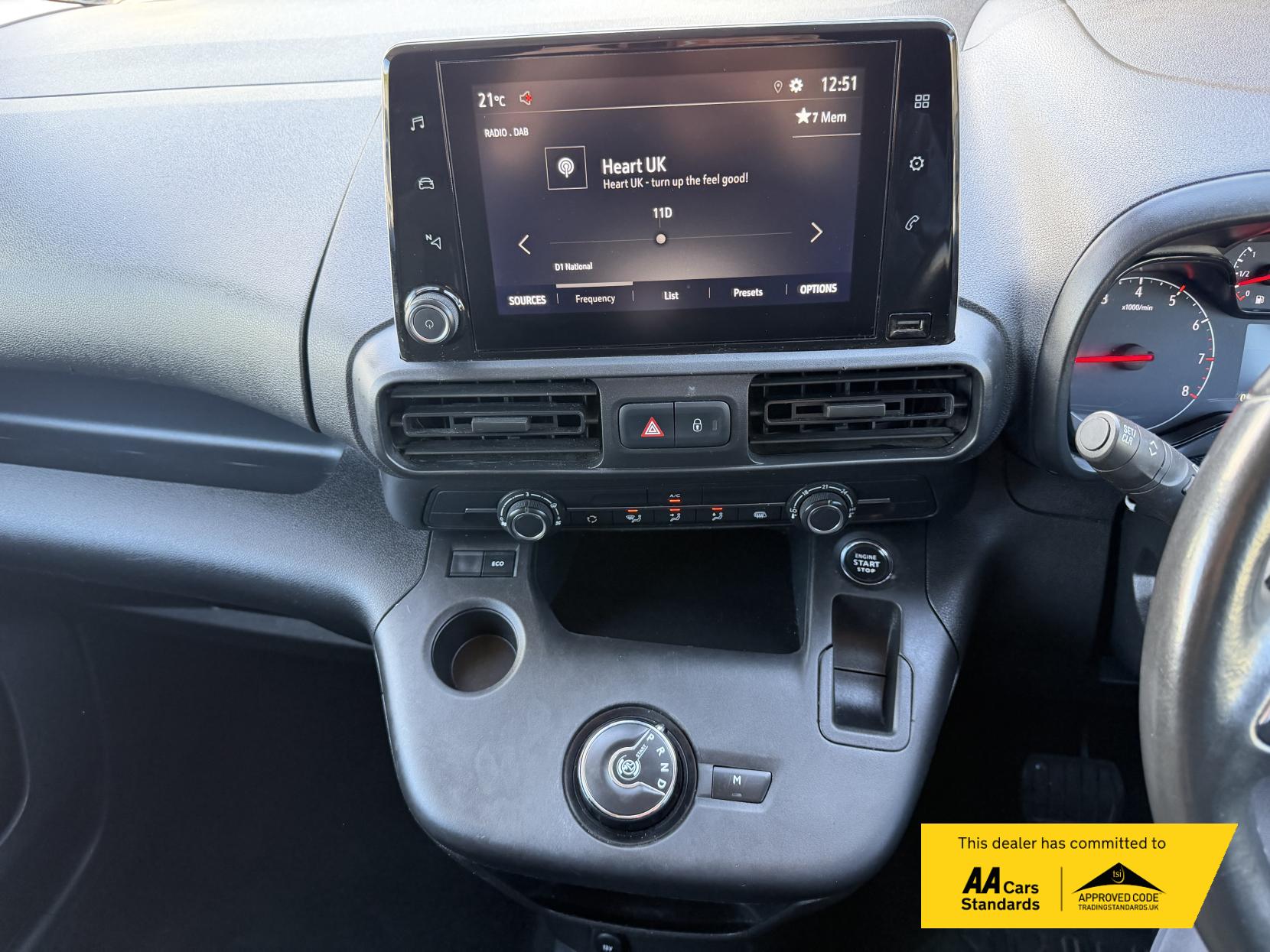 Vauxhall Combo 1.5 Turbo D 2000 Edition Panel Van 4dr Diesel Auto L1 H1 Euro 6 (s/s) (130 ps)