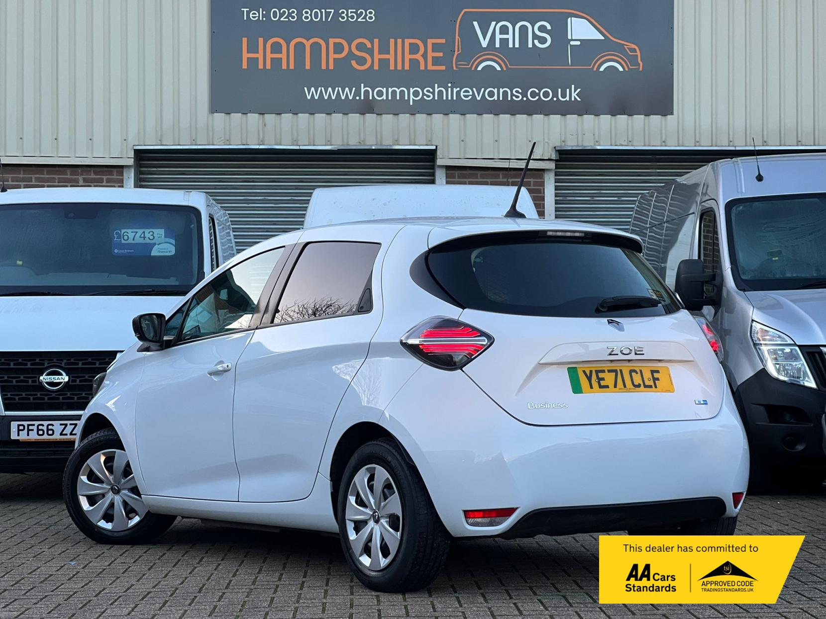 Renault Zoe R110 EV50 52kWh Business Car Derived Van 5dr Electric Auto (107 bhp)