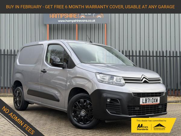 Citroen Berlingo 1.5 BlueHDi 1000 Enterprise M Pro Panel Van 5dr Diesel Manual SWB Euro 6 (s/s) (100 ps)