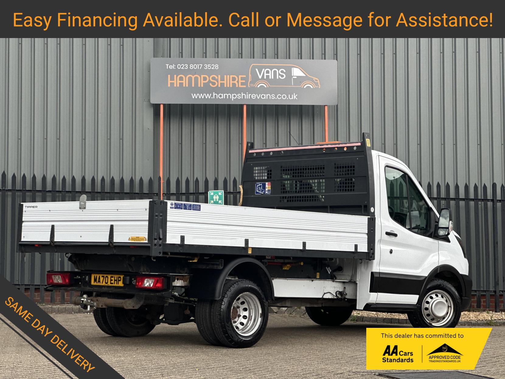 Ford Transit 2.0 350 EcoBlue 1-Way Tipper 2dr Diesel Manual RWD L2 Euro 6 (s/s) (Aluminium, 1-Stop, DRW) (130 ps)