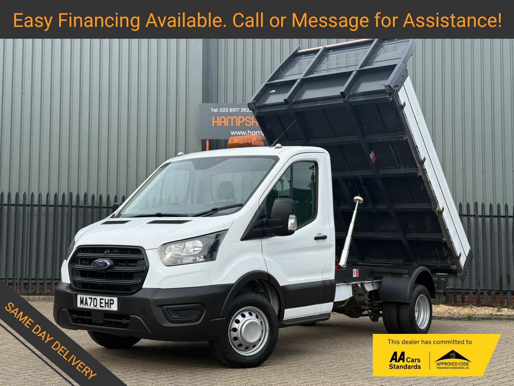 Ford Transit 2.0 350 EcoBlue 1-Way Tipper 2dr Diesel Manual RWD L2 Euro 6 (s/s) (Aluminium, 1-Stop, DRW) (130 ps)