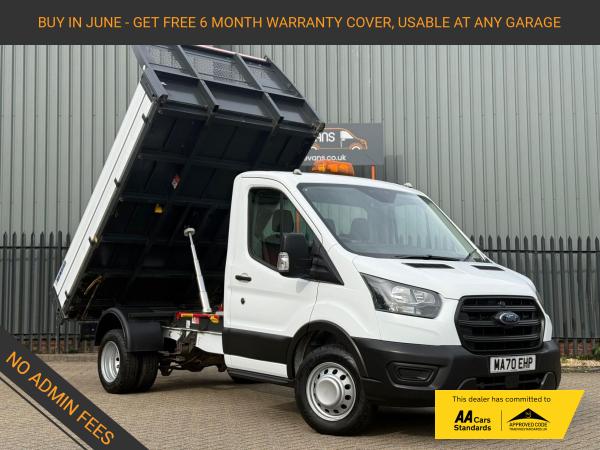 Ford Transit 2.0 350 EcoBlue 1-Way Tipper 2dr Diesel Manual RWD L2 Euro 6 (s/s) (Aluminium, 1-Stop, DRW) (130 ps)
