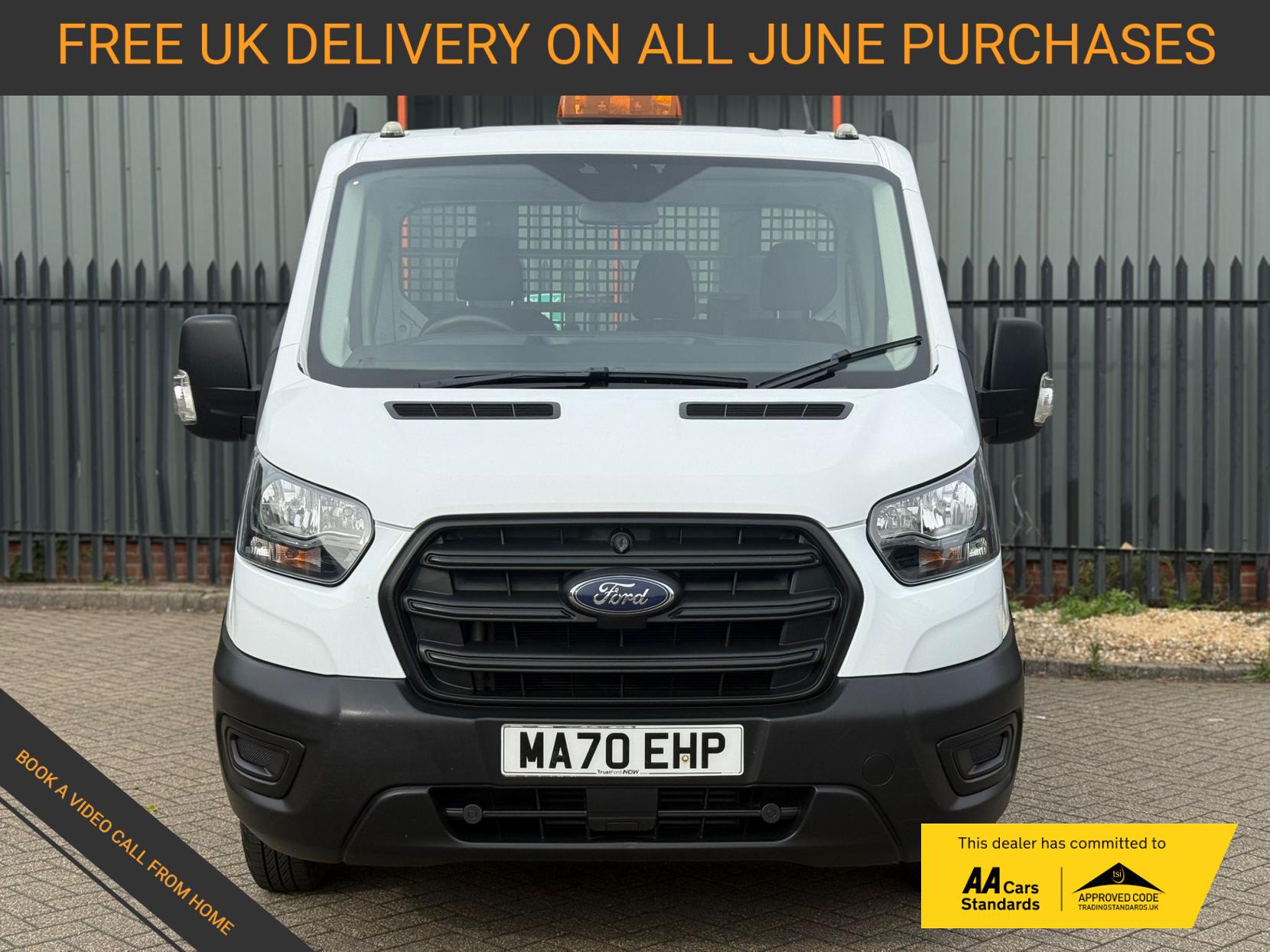 Ford Transit 2.0 350 EcoBlue 1-Way Tipper 2dr Diesel Manual RWD L2 Euro 6 (s/s) (Aluminium, 1-Stop, DRW) (130 ps)