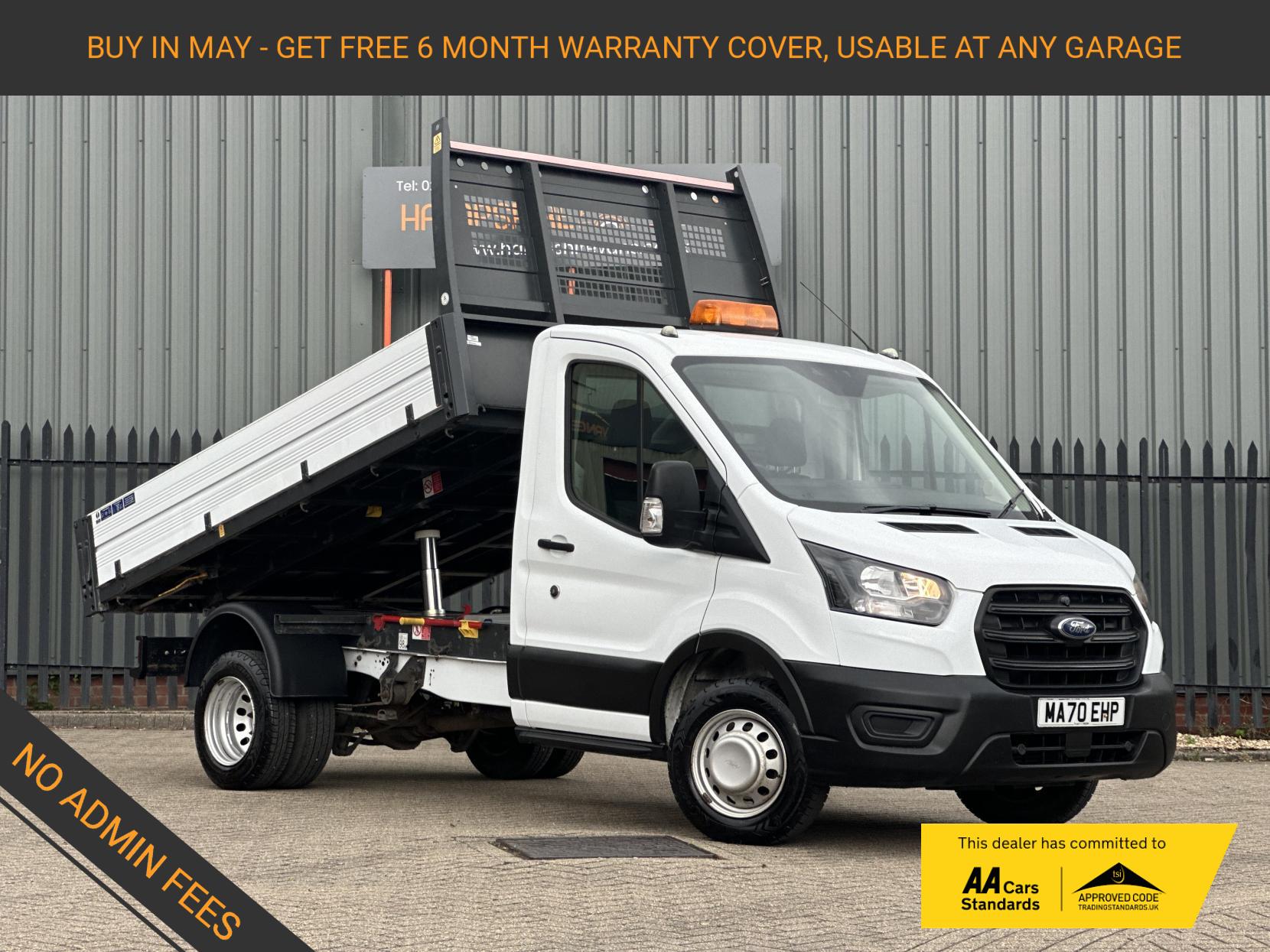 Ford Transit 2.0 350 EcoBlue 1-Way Tipper 2dr Diesel Manual RWD L2 Euro 6 (s/s) (Aluminium, 1-Stop, DRW) (130 ps)