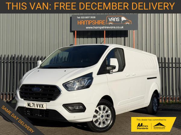 Ford Transit Custom 2.0 300 EcoBlue Limited Panel Van 5dr Diesel Auto L2 H1 Euro 6 (s/s) (130 ps)