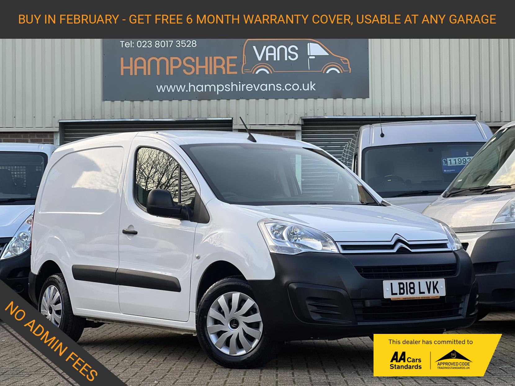 Citroen Berlingo 1.6 BlueHDi 850 Enterprise Panel Van 5dr Diesel Manual L1 (112 g/km, 100 bhp)