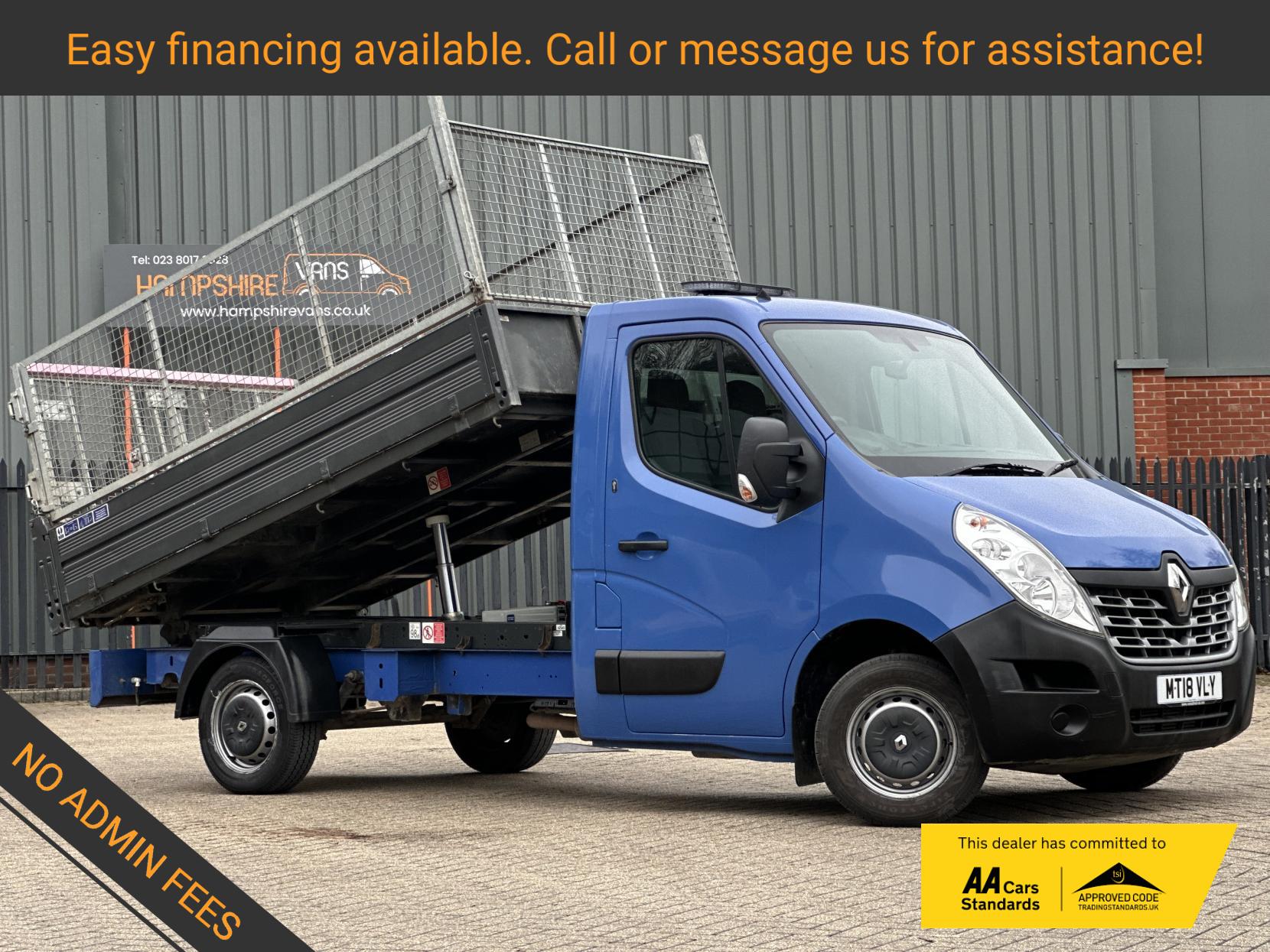 Renault Master 2.3 dCi 35 Business Tipper 2dr Diesel Manual FWD MWB Euro 6 (130 ps)