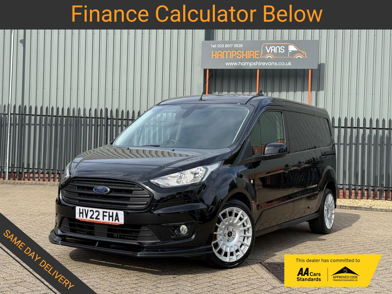 2022 Ford Transit Connect 1.5 250 EcoBlue Limited Panel Van 5dr Diesel Manual L2 Euro 6 (s/s) (120 ps) - Thumbnail 2