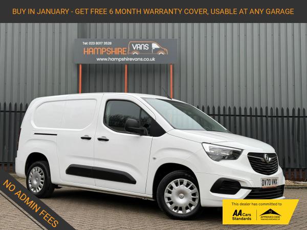 Vauxhall Combo 1.5 Turbo D 2300 Sportive Panel Van 4dr Diesel Manual L2 H1 Euro 6 (s/s) (100 ps)