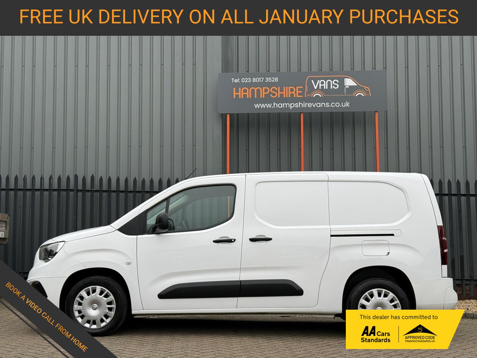 Vauxhall Combo 1.5 Turbo D 2300 Sportive Panel Van 4dr Diesel Manual L2 H1 Euro 6 (s/s) (100 ps)