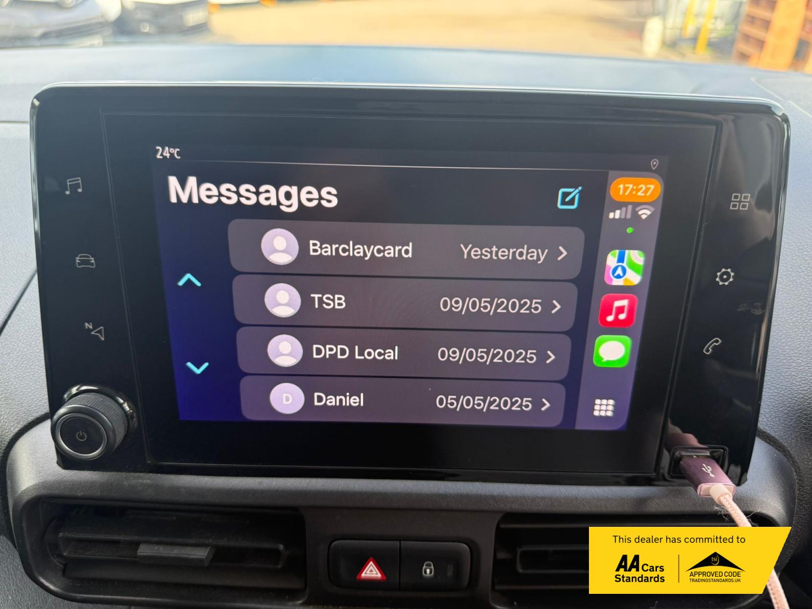 Vauxhall Combo 1.5 Turbo D 2300 Sportive Panel Van 4dr Diesel Manual L1 H1 Euro 6 (100 ps)