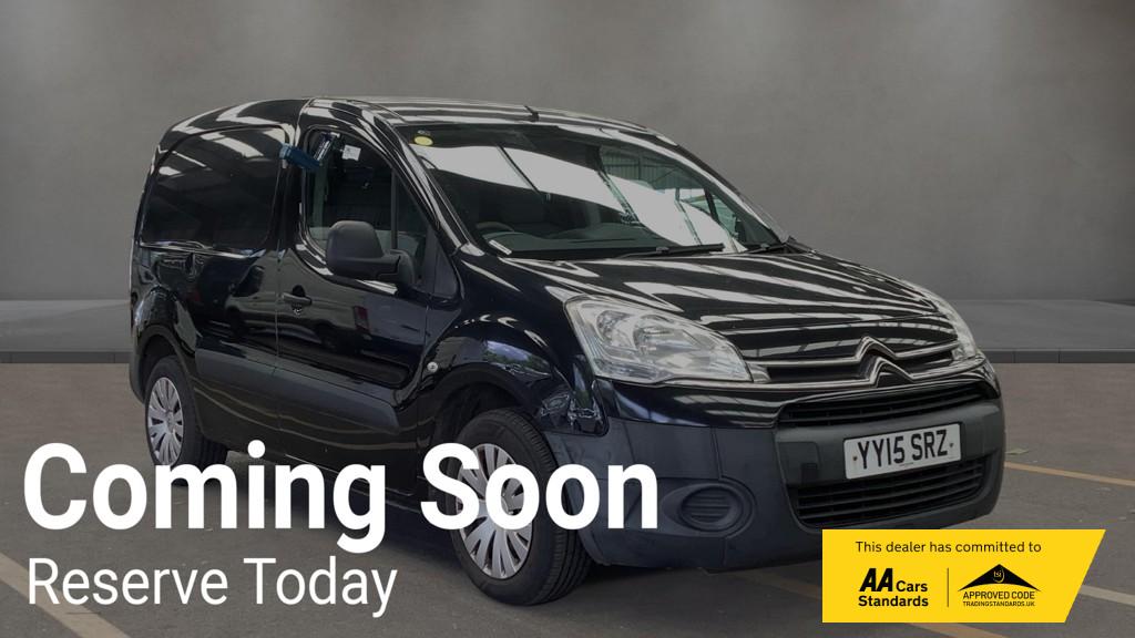 2015 Citroen Berlingo 1.6 HDi 625 Enterprise Panel Van 5dr Diesel Manual L1 (Euro 5) (135 g/km, 75 bhp)