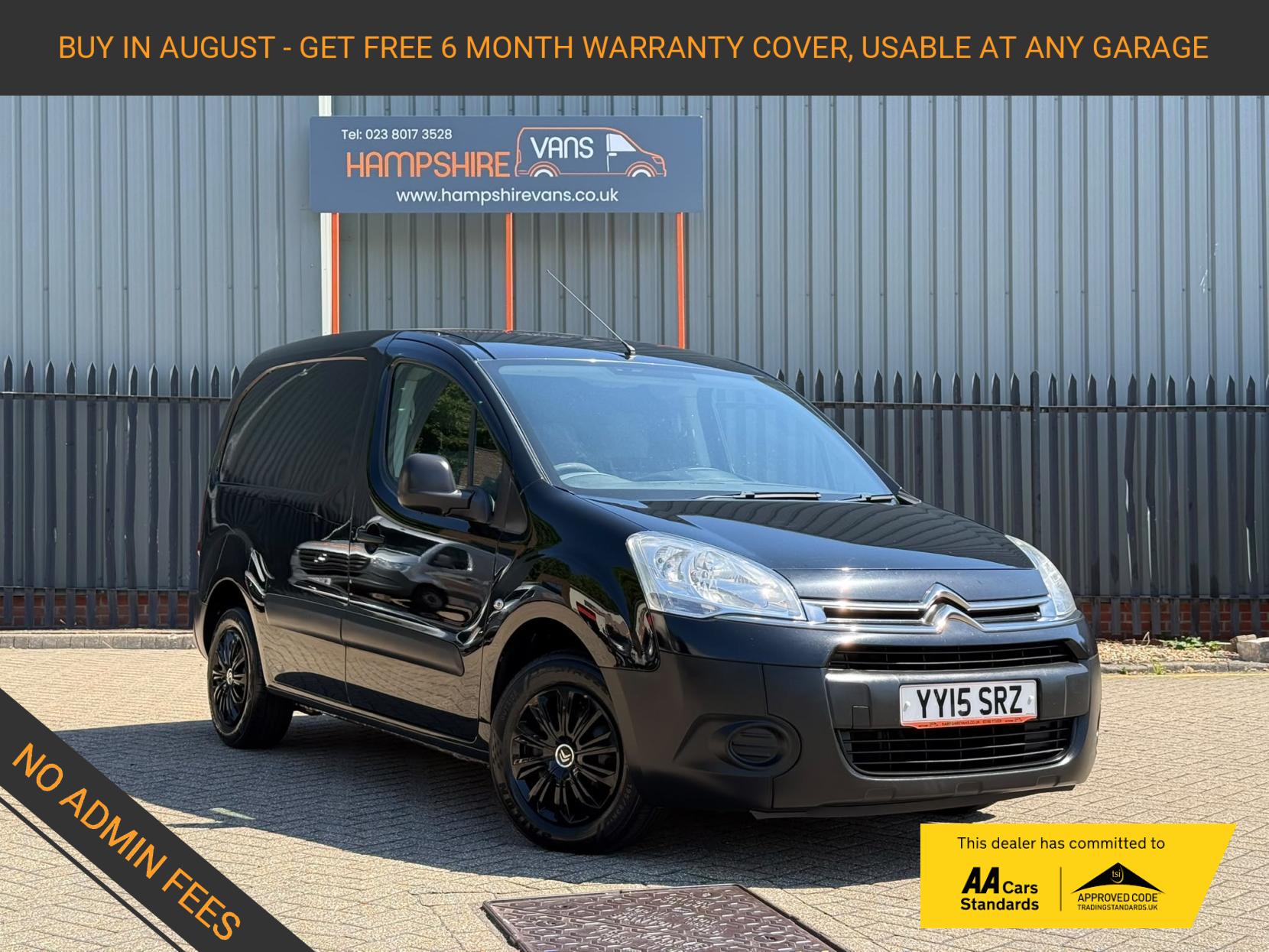 2015 Citroen Berlingo 1.6 HDi 625 Enterprise Panel Van 5dr Diesel Manual L1 (Euro 5) (135 g/km, 75 bhp) - Image 1