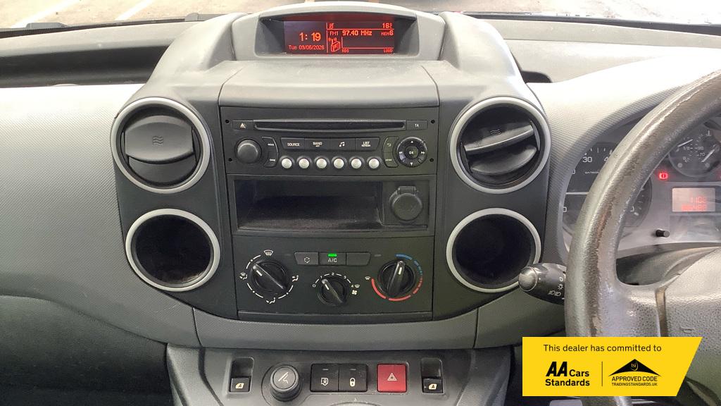 2015 Citroen Berlingo 1.6 HDi 625 Enterprise Panel Van 5dr Diesel Manual L1 (Euro 5) (135 g/km, 75 bhp) - Thumbnail 10