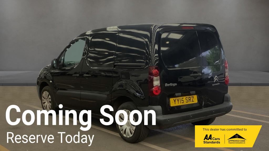 2015 Citroen Berlingo 1.6 HDi 625 Enterprise Panel Van 5dr Diesel Manual L1 (Euro 5) (135 g/km, 75 bhp) - Thumbnail 3