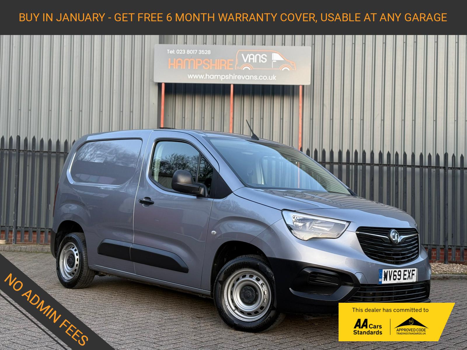 Vauxhall Combo 1.6 Turbo D 2000 Edition Panel Van 4dr Diesel Manual L1 H1 Euro 6 (s/s) (100 ps)