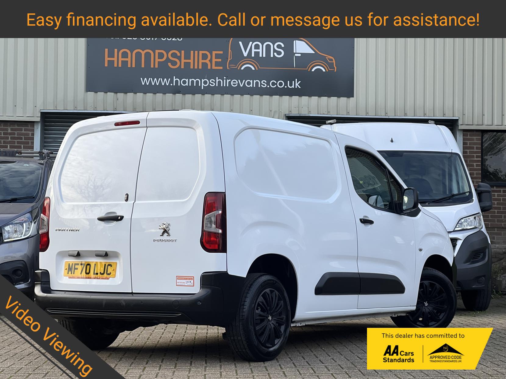 Peugeot Partner 1.5 BlueHDi 650 Professional Standard Panel Van 5dr Diesel Manual SWB Euro 6 (s/s) (75 bhp)