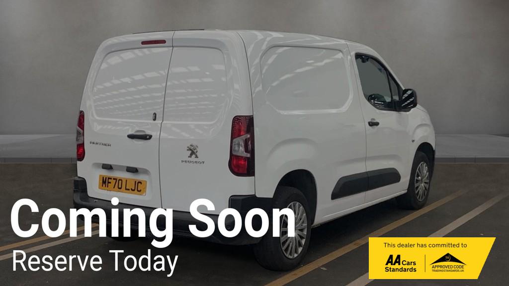 Peugeot Partner 1.5 BlueHDi 650 Professional Standard Panel Van 5dr Diesel Manual SWB Euro 6 (s/s) (75 bhp)